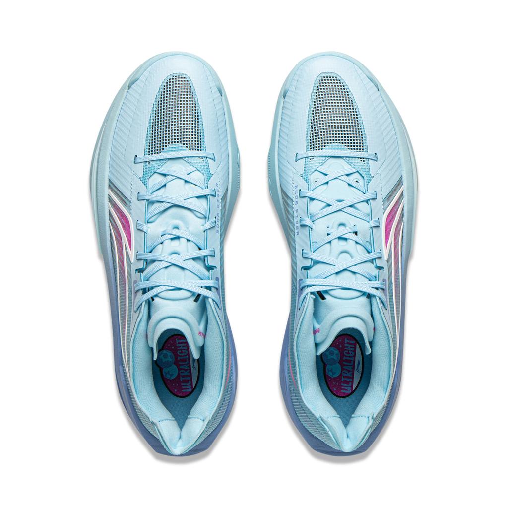 Li Ning УЛЬТРАЛЕГКИЕ Низкие Баскетбольные Кроссовки Мужские Цвет 'Голубой Бриз' ABAV007-23