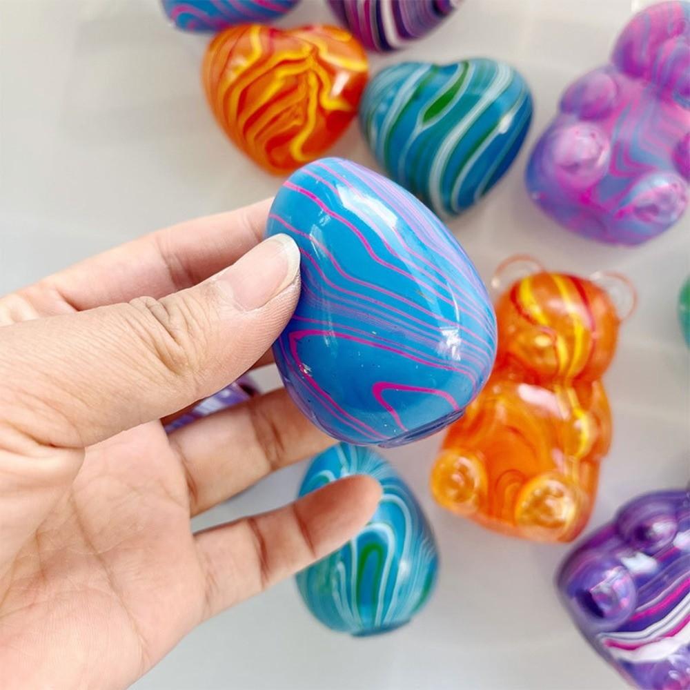 Slow Rebound Fidget Toy Heart Egg Squeeze Toy Viral Slushy Squishy Toy Relaxation