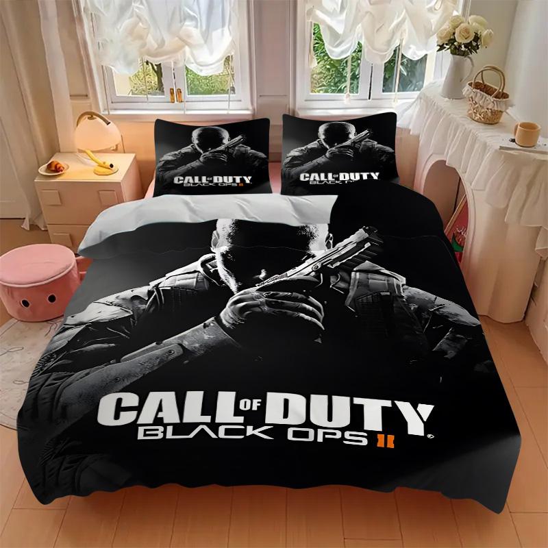 Call Duty Black Ops Ii Print 3Pcs Bedding Setduvet Cover With 2 Bedropillowcase Home Birthday Gift