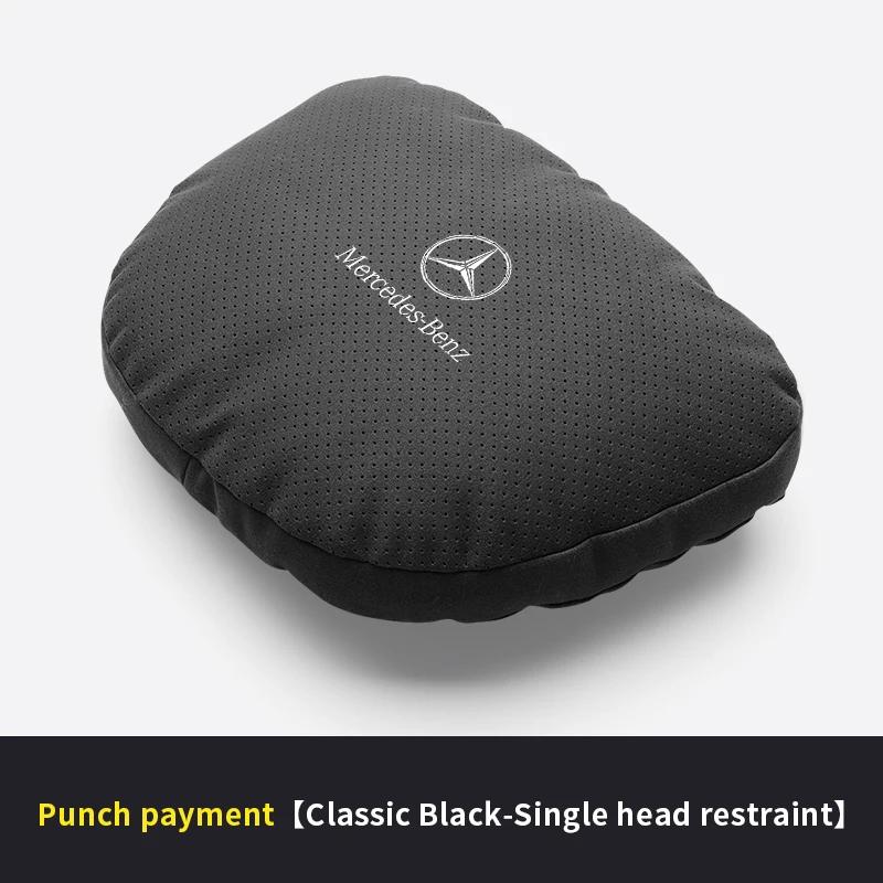 AABGT1 Mercedes Benz A B C E S R Class GLB GLC GLE AMG CLA CLS SLC GLS SLS ML Car Headrest Neck Support Lumbar Rest Cushion Neck Pillow