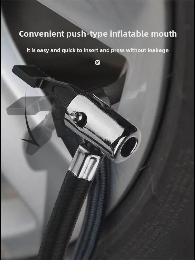 Цифровой дисплей портативный мини умный электрический автомобильный насос для шин с подсветкой