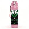 1PC Saint Patrick Suit Shirt 750ml Color Plastic Sports Water Bottle Leakproof Flip Straw Lid Suitable for Sports Office Home Use