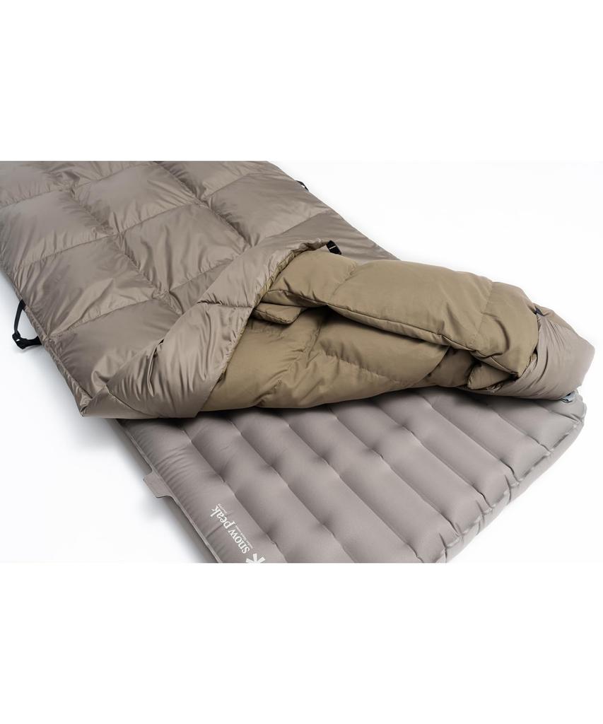 Snow Peak Down System Offton Slim Mat Set Disaster Cold Outdoor Fishing (BD-060) - Comforter, Mattress, Down, Preparedness, Warmth, Resistant,