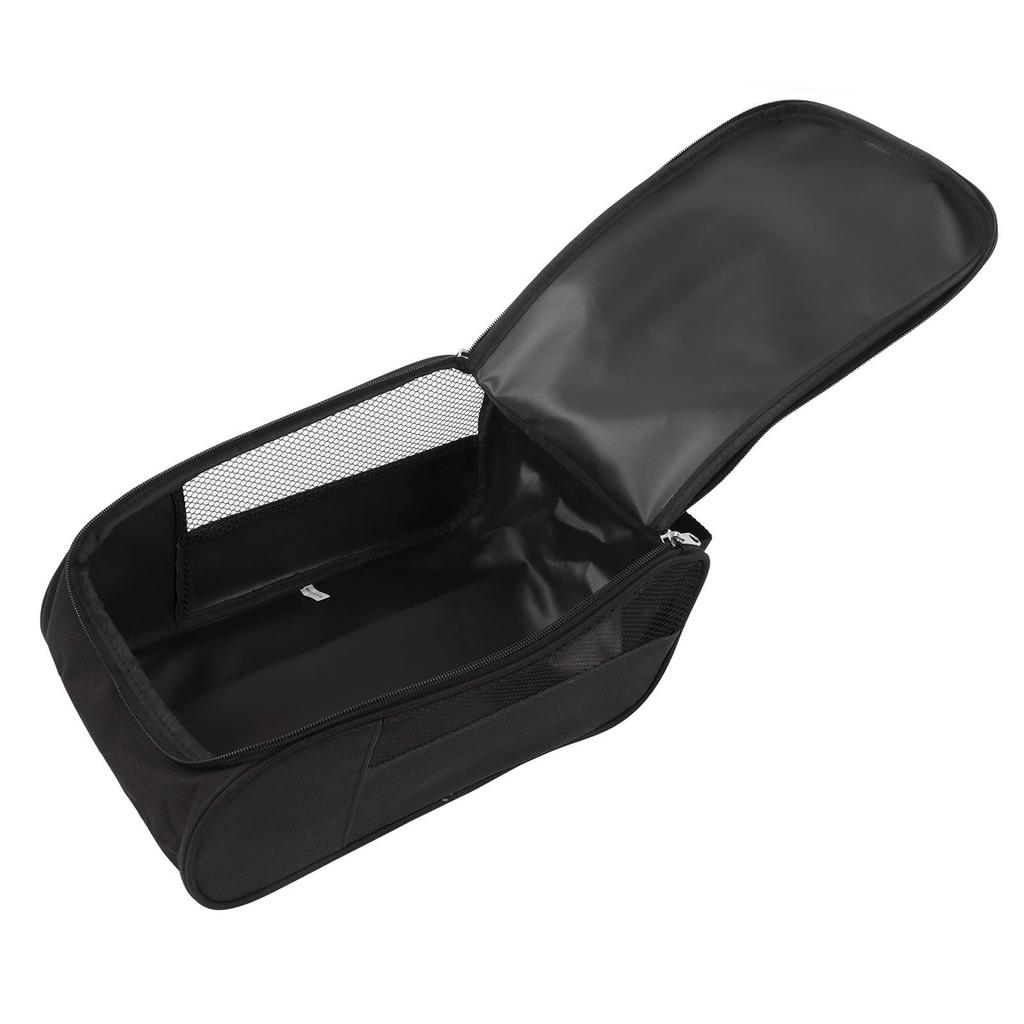Dustproof Breathable Golf Shoe Bag Portable Golf Shoe Storage Bag for Travel Men Women Black Red