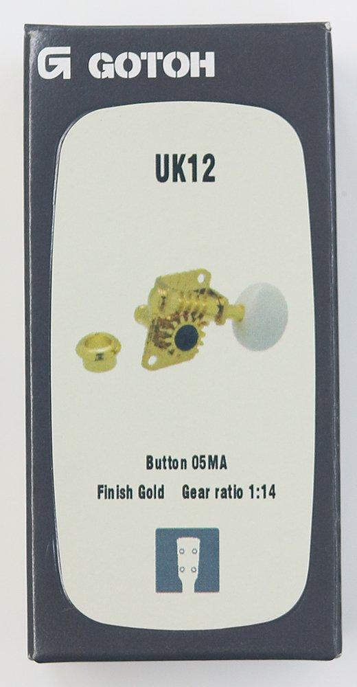 GOTOH Gear Peg для 05MA Gold Ukulele, кнопка, (UK12-05MAGX) UK12-05MA-GG