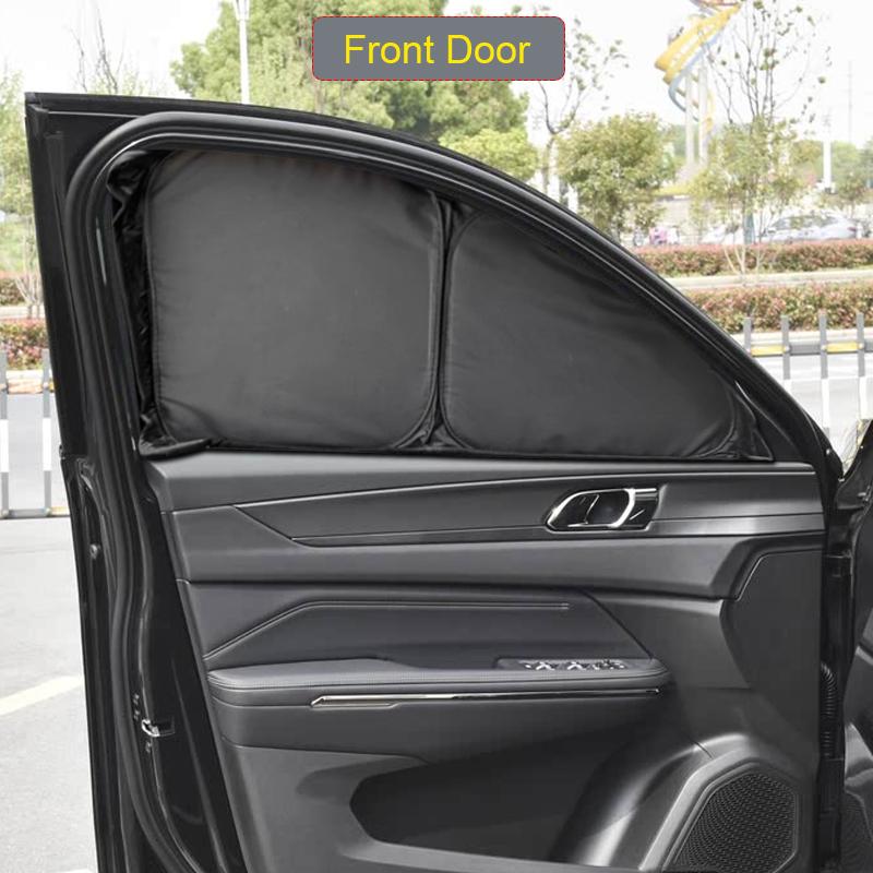 Car Black Window Privacy Sunshade For LYNK&CO 01 2020-Present Anti-UV Heat Insulation Protect Cover Auto Interior Accessory