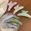 Acetic Acid Acetate Hair Claw Korean Style Large Shark Clip Cute Starfish Hair Grab Clip  Lady