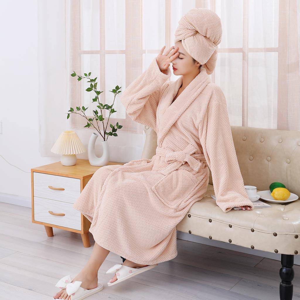 Женская банная юбка из кораллового бархата, мягкая, впитывающая и безворсовая банная юбка для дома