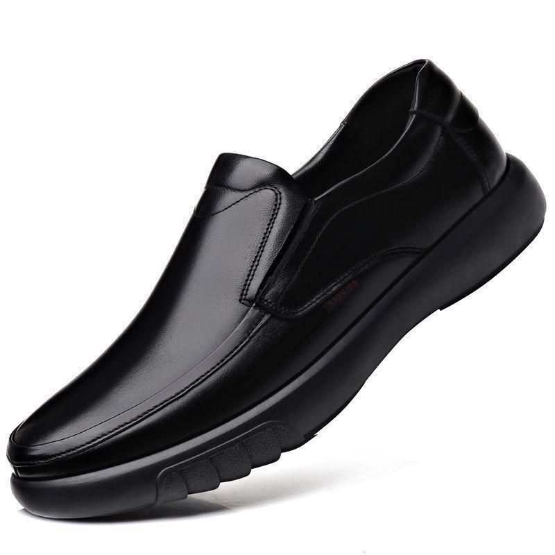 Business Driving Soft Leather Surface Black Driving Beanie Shoes Men's Shoes Men's Casual Shoes Leather Shoes Men's Casual Versatile