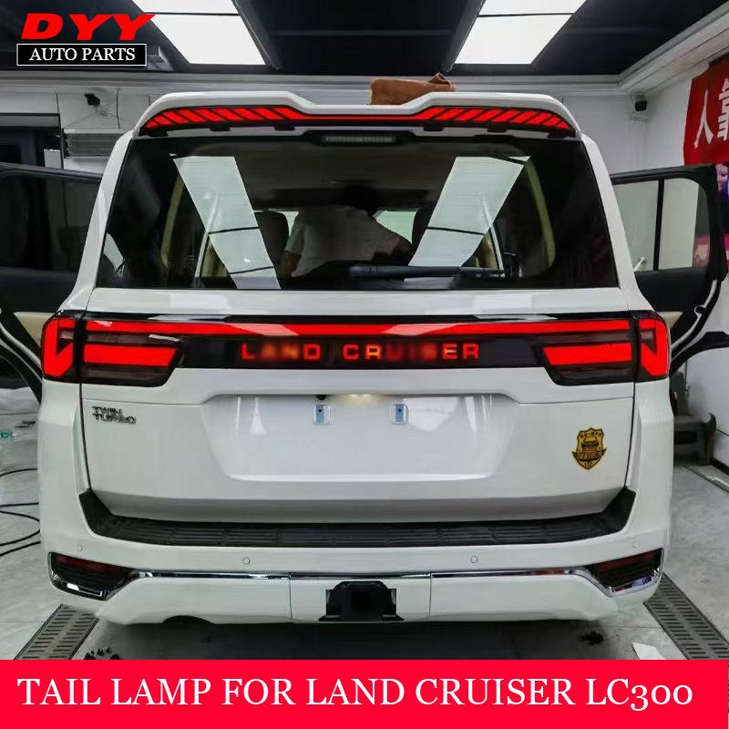 Land Cruiser LC300 Wind Deflector for Light Spoiler Mod with Through Taillight