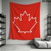Canada Soccer Wall Tapestry Aesthetic Wall Hanging Printed Fabric Blanket Decorative Tapestries for Bedroom Living Room Home Decor