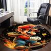 1pc Mario Adventure Office Round Area Rug, Indoor Mat Suitable For Office,Bedroom Living Room Home Decor, Room Deco a0928184
