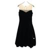 Unused FOXEY Made In Japan Balloon No Sleeve Velour Noir Balloon One Piece Women Used