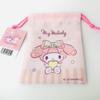 Sanrio My Melody & Kuromi Cute Drawstring Bag Mini Pouch Pink