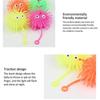 Stress Children Adult Vent Ball LED Light Up Toy Glowing Hair Flash Ball Elastic Glow Hair Ball