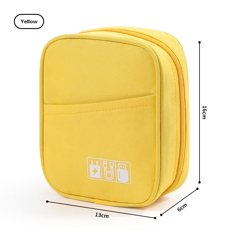 New Travel Data Cable Organizer Bag Waterproof  Power Bank Earphone Storage Case Portable Digital Accessories Storage Bag