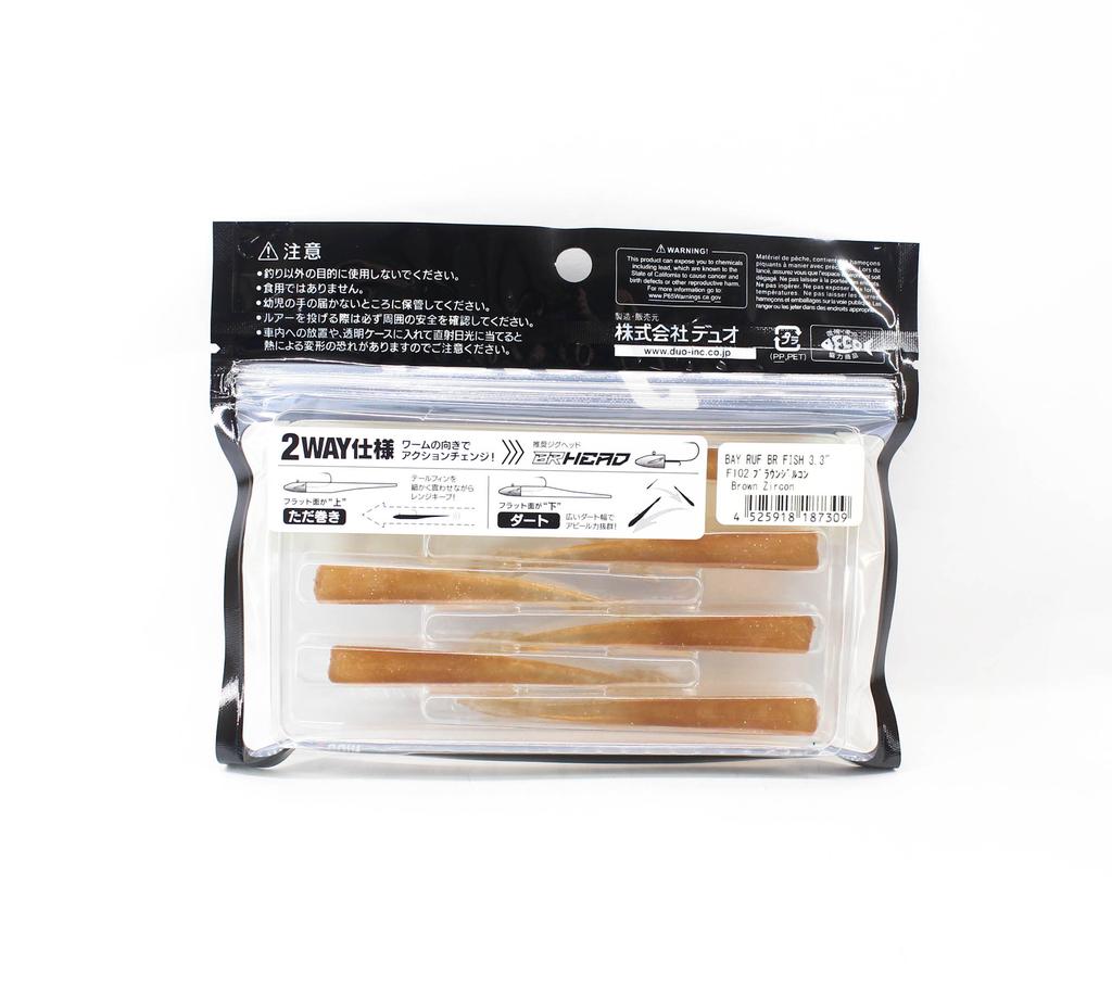 DUO Мягкая приманка Bay Ruf BR Fish 3,3 дюйма F102 (7309)