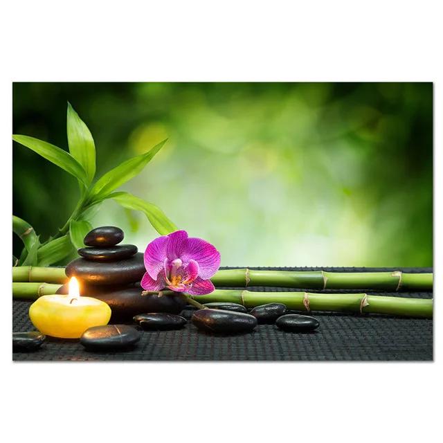 Дзен Спа Натюрморт Холст Настенное Искусство Фотографии для Спальни Принт Искусство Холст Постер для Украшения Гостиной Домашний Настенный Декор Картина