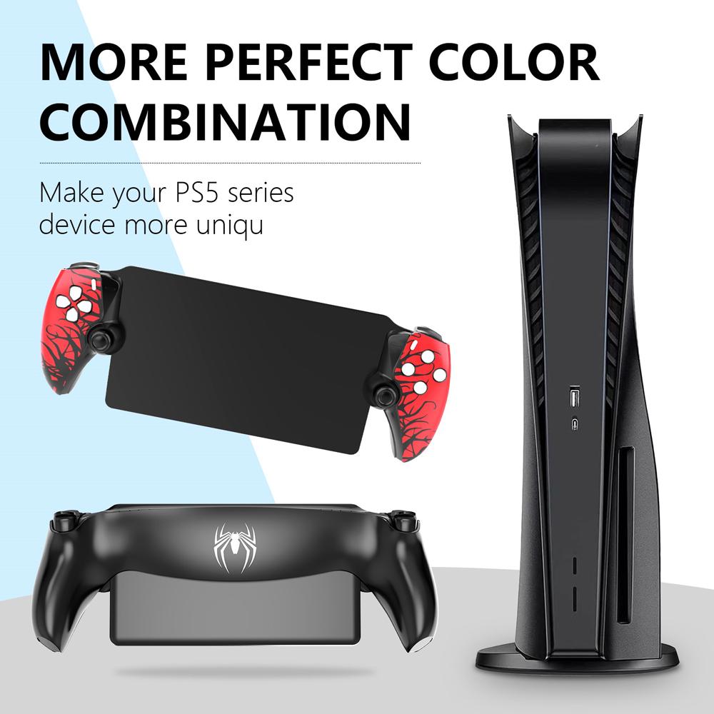 Лицевая панель Spider для PlayStation Portal Shell, сменная крышка PS 5, портативная PS5, аксессуары, передняя и задняя панели, чехол