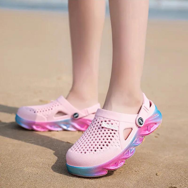 Women Men Fashion Slippers Beach Eva Sole Slide Sandals Leisure Men Ladies Indoor Bathroom Anti-slip Shoes