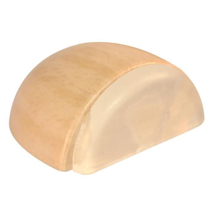 Butoir de porte - Wood 5094 - Hêtre - 39x24mm - Fixation murale