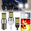 Car Tail Bulb T15 1156 Ba15s P21w W16w 45smd 4014 Led Light Motorcycle Part 7440 Lamp Lamp Auto Signal Brake Backup Reverse V6d7