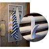 2/4/6/10 Pcs Kitchen Storage Racks Home and Decoration Hook Bathroom Clear Hanger Clips White Heated Towel Hook Hooks Garden