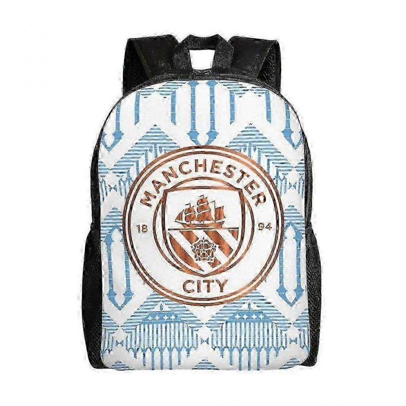 Manchester City School Bag Cartoon Backpack Fashion Boys Bag Student Schoolbag Travel Backpack-1534hj