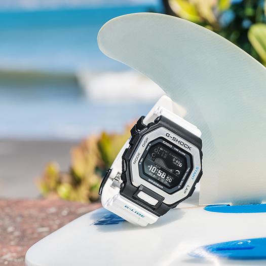 Casio Мужские часы G-SHOCK из нержавеющей стали, водонепроницаемость 200 м, цифровые, ударопрочные, кварцевые, GBX-100-7