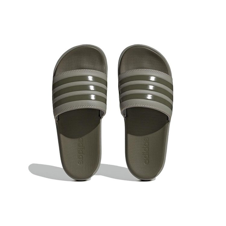 Adidas Adilette Platform Slide Pebble Olive Strata женские кроссовки Green Silver-Pebble HQ6180