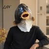 Realistic Herring Halloween Mask Funny Fish Head Mask, Latex Carp Cosplay Prop, Animal Unique Prank Gift for Adults Party Prank, Trick or Treat