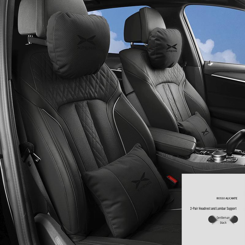 XPeng P7 Headrest & Lumbar Support, P5/G3/i G9 Neck Pillow: Maybach Style.