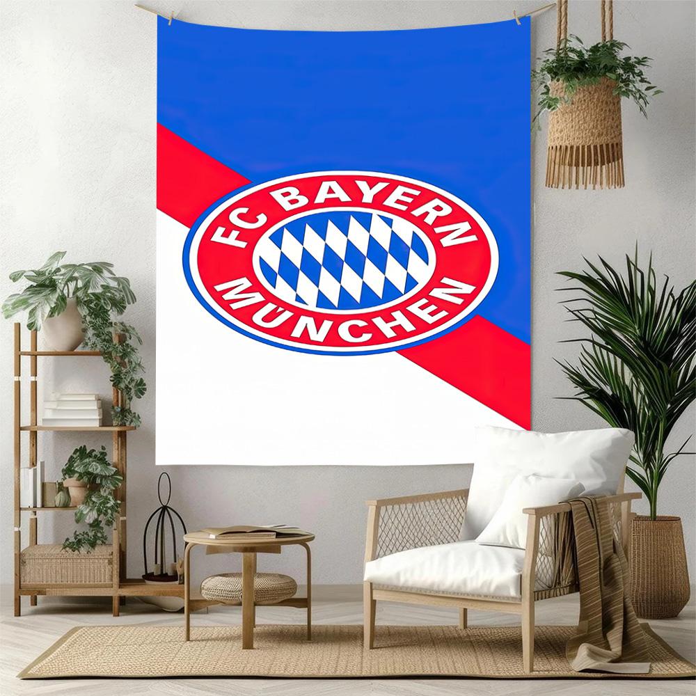 Bayern Munich Crest Wall Decor Tapestry Art For Pet Memorial Birthdaywedding Party Backdrop Family Gift