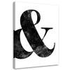Холст принт Символ Надпись &