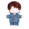 BJD Dolls Jeans Shorts Outfits Doll Clothes Handmade Jacket Pants For 15~20cm Doll Winter Top Coats