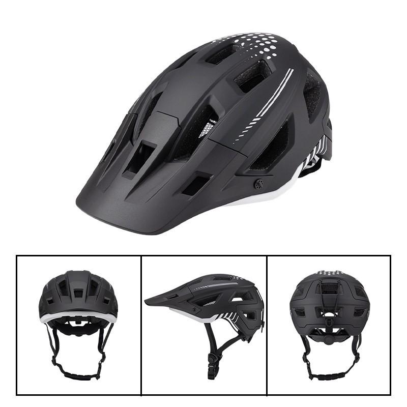 Adult Mountain Bike Helmet Cycling Trail Riding Safety Gear Half Shell With EPS PC Construction