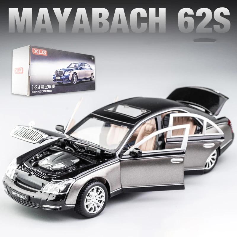 1:24 Maybach 62s S650 Сплавная Модель Автомобиля Литые и Игрушечные Транспортные Средства Игрушечная Машина Металлическая Коллекция Игрушка Детские Игрушки для Детей Детские Подарки