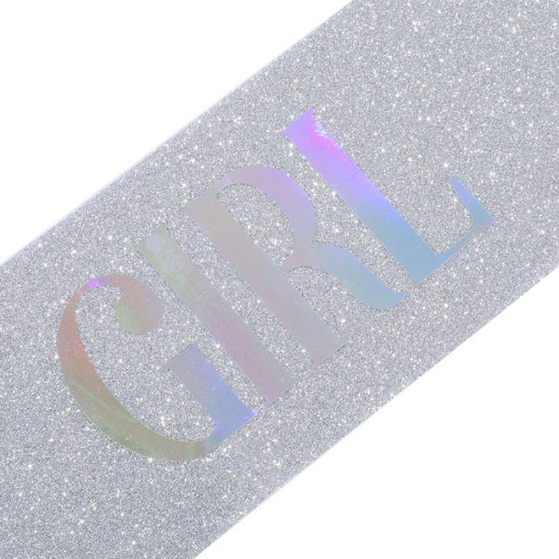 Пояс для именинницы, пояс для дня рождения для женщин, блестящий пояс с разноцветной фольгой, сувениры для вечеринок на 16-летие, 18, 21, 30 или любую вечеринку в честь Дня Рождения