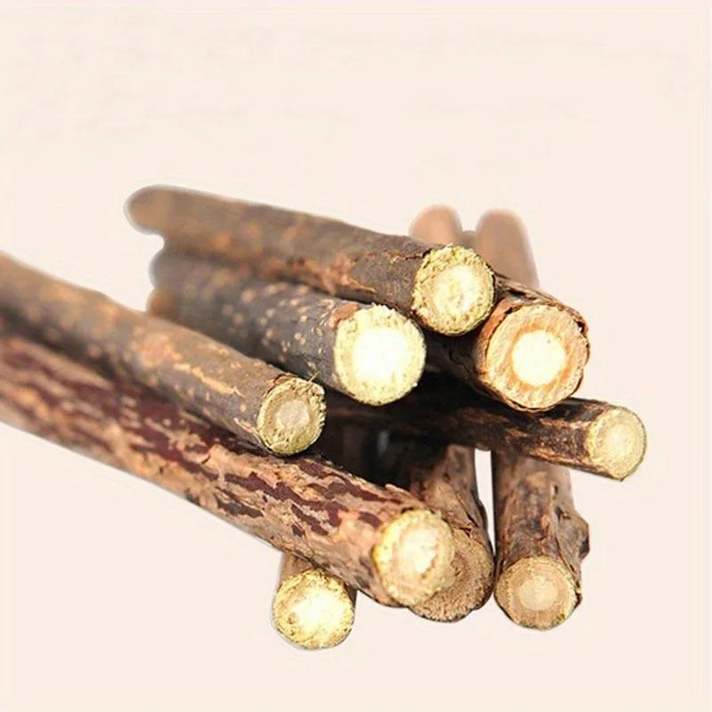 5Pc/Set Cat Cleaning Teeth Pure Natural Catnip Cat Molar Toothpaste Stick Silvervine Actinidia Fruit Matatabi Cat Snack Stick