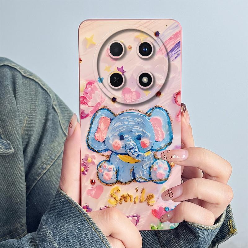 Чехол для телефона Huawei Nova 12i 4G, мягкий силикон, милый расписной корпус, мультяшный Funda, красивый печатный защитный чехол Coque