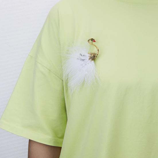 Брошь унисекс из искусственного жемчуга со стразами, перьями, птицами, животными, булавка, ювелирные изделия с лацканами рубашки