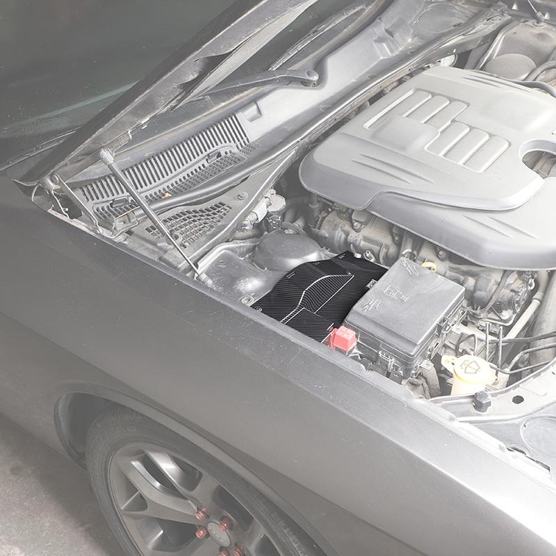 Наклейки на крышку двигателя с проводом от пыли, подходят для Dodge Charger 2011 Up для Dodge Challenger 2015 Up, аксессуары для интерьера из АБС-пластика