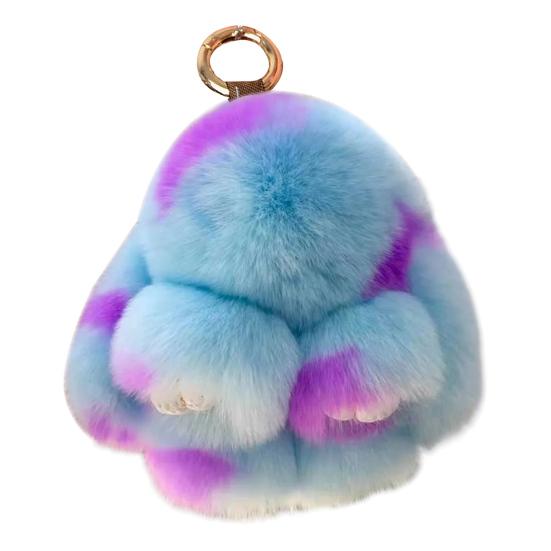 Брелок-подвеска в виде кролика Yousheng, ручная работа, мягкий кролик, подвеска на сумку из искусственного меха, многофункциональный аксессуар для кошелька