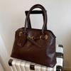 Vintage Commuter Briefcase Women's Work Handbag Fashion Design Shoulder Handbag Tote Bag