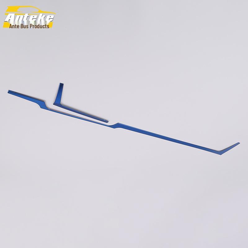 Mingtu Center Console Trim: Fits 17 Models - Electroplated Dashboard Decorative Strip for Cars