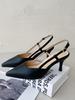 Odr Annie Strap Slingback_2Color 5/6/7Cm Odr220117