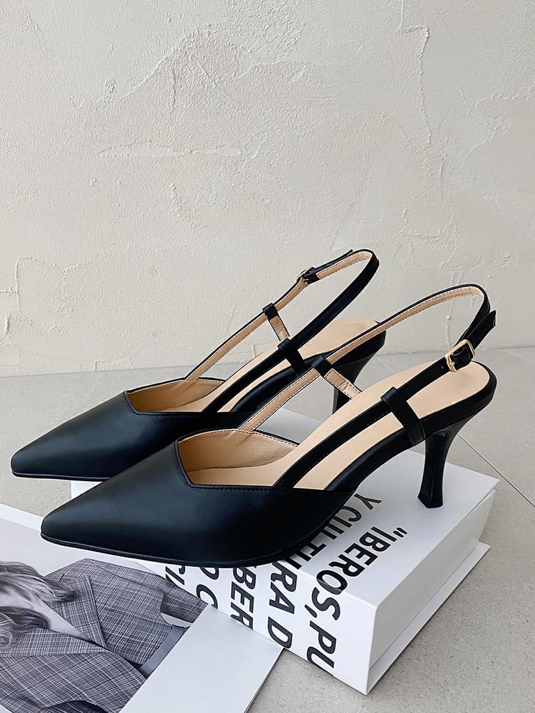 Odr Annie Strap Slingback_2Color 5/6/7Cm Odr220117