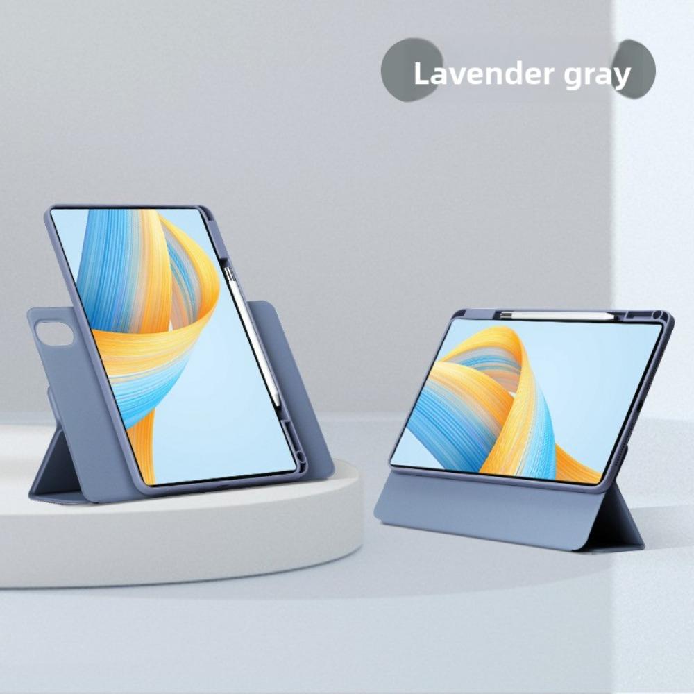 Кожаный чехол для Honor Pad GT2 Pro Magic Pad 3 с вращающимся на 720° магнитным кольцом V96 X7 Split X8A Обложка