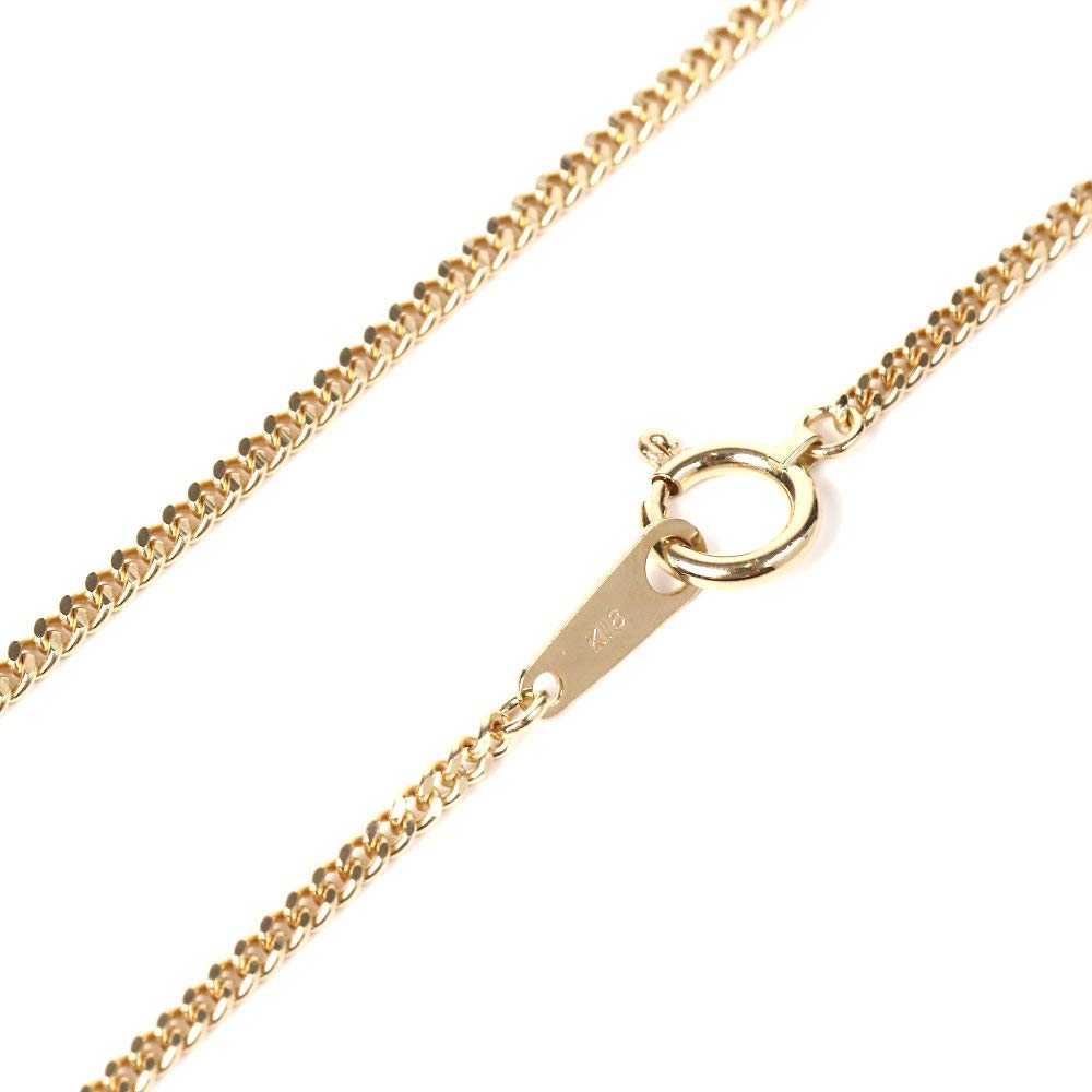 Goods 18K Kihei Necklace 2 Sides 5g 50cm Chain [Happy Shop] Men's Women's