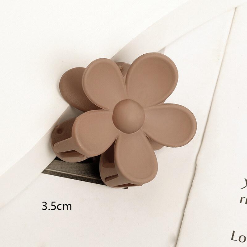 Цветочные заколки для волос, весенние пластиковые заколки для волос, милые головные уборы, заколки для волос, когти, аксессуары для волос, коготь для волос, матовая заколка для волос